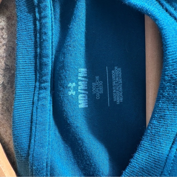 Under Armour Teal Crew Neck Shirt - Picture 3 of 6